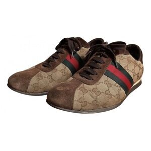 Gucci Brown and Red Women's Sneakers
